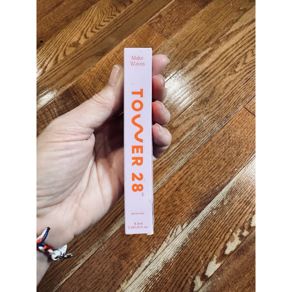 Tower 28 Beauty MakeWaves Lengthening + Volumizing Mascara Standard Size NEW Blk